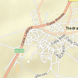 Tiedra Street Map