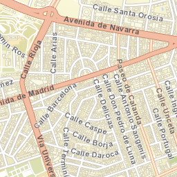 Delicias Street Map