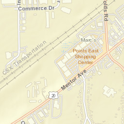 Reynolds Ohio Street Map
