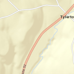 Cochecton Center New York Street Map