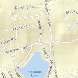 Allentown Connecticut Street Map