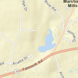 Marstons Mills Street Map