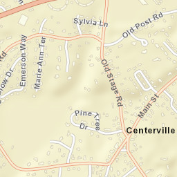 Centerville Street Map