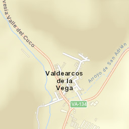 Valdearcos de la Vega Street Map