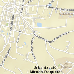 Alcoletge Street Map