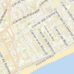 Malgrat de Mar Street Map