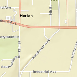 2251-2499 12th Street, Harlan, IA 51537 Street Map
