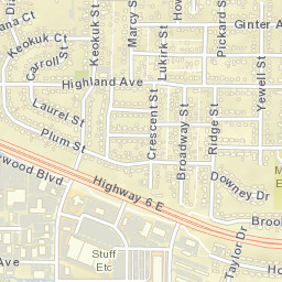 1167 Hollywood Boulevard, Iowa City, IA Street Map