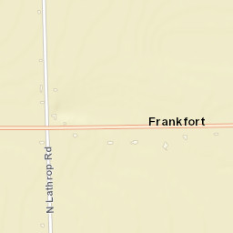 Frankfort Ohio Street Map