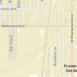 Freemans Gardens Ohio Street Map