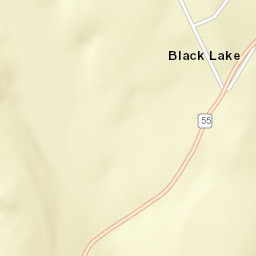 Black Lake New York Street Map