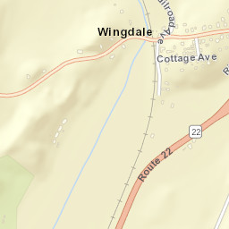Wingdale New York Street Map