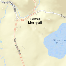 Lower Merryall Connecticut Street Map