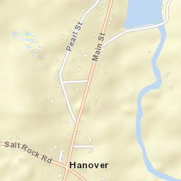 Hanover Connecticut Street Map