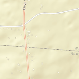 Ekonk Connecticut Street Map