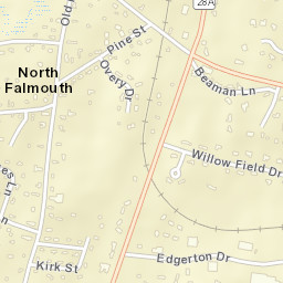 North Falmouth Street Map