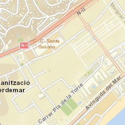 Santa Susanna Street Map