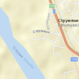 Obshtina Strumyani Street Map
