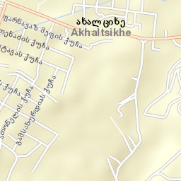 Akhaltsikhis Munitsip’alit’et’i Street Map