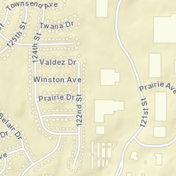 4251-4541 121st Street Urbandale IA Street Map