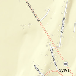 Sylva New York Street Map