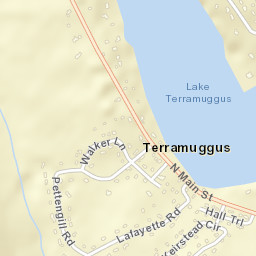Terramuggus Connecticut Street Map