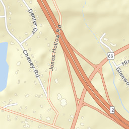 Four Corners Connecticut Street Map