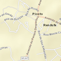 Rendufe Street Map