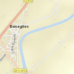 Benegiles Street Map