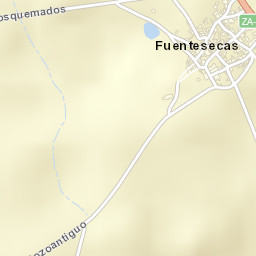 Fuentesecas Street Map