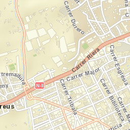 Pineda de Mar Street Map