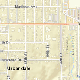 6615 Oliver Smith Dr Urbandale IA Street Map