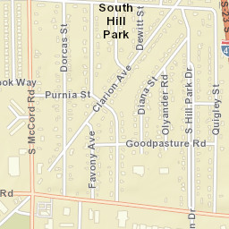 South Hill Park Ohio Street Map