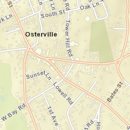 Osterville Street Map