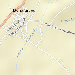 Benafarces Street Map