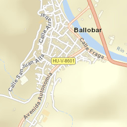 Ballobar Street Map