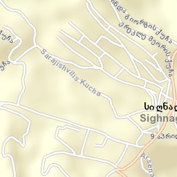 Sighnaghi Street Map