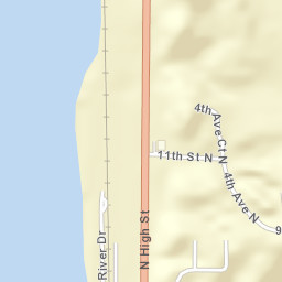 1100 North High Street, Port Byron, IL Street Map