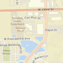 24611 Patriot Square Drive South, Plainfield Street Map