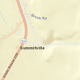 Summitville New York Street Map