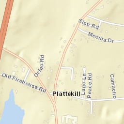 Plattekill New York Street Map