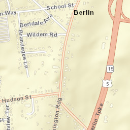 Berlin Connecticut Street Map