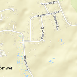 Goodrich Heights Connecticut Street Map