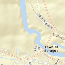 Baltic Connecticut Street Map