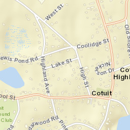 Cotuit Street Map