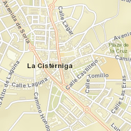 Cistérniga Street Map