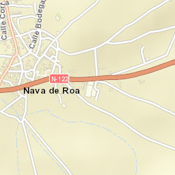 Nava de Roa Street Map