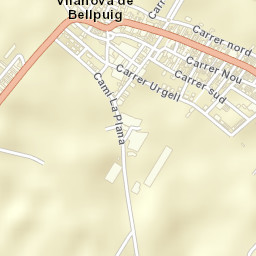 Vilanova de Bellpuig Street Map