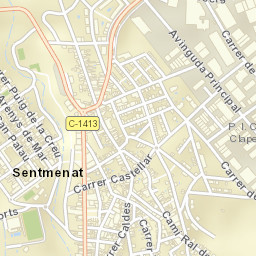 Sentmenat Street Map