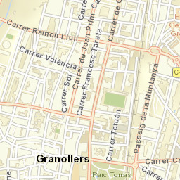 Granollers Street Map